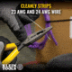 Klein Tools Connector Crimping Needle Nose Pliers, 7In, Yellow, VDV026-049