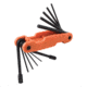 Klein Tools Folding Hex Key Set -11 Fractional Inch-Sized Keys Pro, 70550