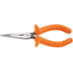 Klein Tools Long Nose Side-Cutters Pliers, Insulated, 7In, Orange, D203-7-INS