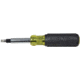 Klein Tools Multi-Bit Screwdriver/Nut Driver, 10in1, Heavy Duty, Black/Yellow, 32557