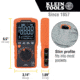 Klein Tools TRMS Auto-Ranging Slim Digital Multimeter, 600V, Temp, Orange/Black, MM450