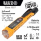 Klein Tools Voltage Tester w/Infrared Thermometer Non-Contact, NCVT-4IR