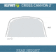 Klymit Cross Canyon Tent, 3 Person, Red/Grey, 09C3RD01C