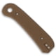 Knafs Lander 1 Flat G10 Knife Scales, Brown, KNAFS-00084