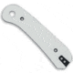 Knafs Lander 1 Flat G10 Knife Scales, White/Black, KNAFS-00139