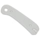 Knafs Lander 1 Flat G10 Knife Scales, White, KNAFS-00079