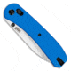 Knafs Lander 2 Pocket 3.25in Folding Knife, G10 Handle, Clutch Lock, S35VN, Drop Point, Blue/Silver, KNAFS-00181