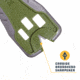 KNetix MV Broadhead Wrench and Sharpener, Gray/Olive, 14710