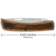 Knife Case Case Knives Crossroads Series Brown/green Lam Sod Buster Jr