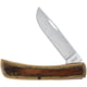 Knife Case Sod Buster Jr Folding Knife, 2.8in, S35VN, Skinner, Dymalux Wood Brown/Green Handle, 66381