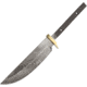 Knifemaking 5.5in Damascus Steel Skinner Blade, SS Handle, BL110