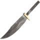Knifemaking 6.5in Damascus Steel Clip Point Blade, SS Handle, BL106