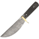 Knifemaking 6in Damascus Steel Skinner Blade, Brass Guard, BL037