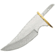 Knifemaking Blade With Sheath Fixed Blade Knife, 6.25in, Stainless Steel, Standard Edge, Mirror Polish, Handle BLSOB7