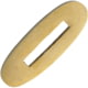 Knifemaking Brass Finger Guard with Brass Construction, 1.88in, Brass, BL7707 GUARD