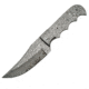 Knifemaking Damascus Fixed Blade Knife Fixed Blade Knife, Blade Blank, 9in Overall, 4.5in Damascus Steel Blade, Damascus Steel Handle, Damascus Guard, Full Tang, BL-DM2726