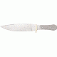 Knifemaking Stainless Fixed Blade Knife, 7.5in, H1, Bowie, Stainless Steel, SO-BL12