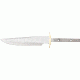 Knifemaking Stainless Fixed Blade Knife, 7.38in, Steel, Bowie, Stainless Steel, SO-BL15