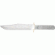 Knifemaking Stainless Fixed Blade Knife, 9.75in, H1, Bowie, Stainless Steel, SO-BL9