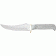 Knifemaking Stainless Fixed Blade Knife, 5.38in, Steel, Upswept, Stainless Steel, SO-BL11