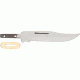 Knifemaking Stainless Fixed Blade Knife, 8.38in, H1, Clip Point, Stainless Steel, BL0S34