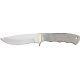 Knifemaking Stainless Fixed Blade Knife, 4.75in, H1, Drop Point, Stainless Steel, BL7702
