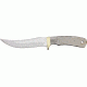 Knifemaking Stainless Fixed Blade Knife, 5in, Stainless Steel, Upswept, Stainless Steel, BL7704