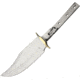 Knifemaking Knife Blade Trailing Point Fixed Blade Knife, 6in BL099