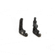 Knight's Armament Offset Fixed Front and Rear Sight, Black, 31593