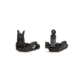 Knight's Armament Offset Fixed Front and Rear Sight, Black, 31593