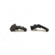Knight's Armament Offset Fixed Front and Rear Sight, Black, 31593