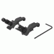 Knight's Armament Offset Fixed Front and Rear Sight, Black, 31593