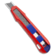 Knipex Knipex 6.5" CutiX Universal Snap Knife 90 10 165 BKA, Blue/Red, -, adult, BHQ-178037
