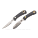 Knives of Alaska Muskrat / Cub Bear Combo Fixed Blade Knives, 2.25in / 2.75in, CPM-S30V Stainless Steel, Round Point/Caping Blade, Santoprene, Black Handle, 00102FG