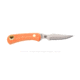Knives of Alaska Muskrat / Cub Bear Combo Fixed Blade Knives, 2.25in / 2.75in, CPM-S30V Stainless Steel, Round Point/Caping Blade, Santoprene, Orange Handle, 00104FG