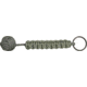 Knotty Boys 6 in. Monkey Fist Keychain, Foliage-ACU KYKM0410
