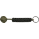 Knotty Boys 6 in. Monkey Fist Keychain, OD-Black KYKM0102