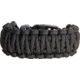 Knotty Boys Fat Boy Survival Bracelet, Black, 8in. Diameter KY111