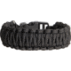 Knotty Boys Fat Boy Survival Bracelet, Black, 9in. Diameter KY101