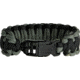 Knotty Boys Fat Boy Survival Bracelet, Black and Foliage, 8in. Diameter KY118