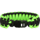 Knotty Boys Fat Boy Survival Bracelet, Black-Neon Green, 9in. Diameter KY103