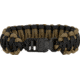 Knotty Boys Fat Boy Survival Bracelet, Coyote Brown-Black, 9in. Diameter KY107