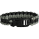 Knotty Boys Single Weave Survival Bracelet, Black and Foliage, 9in. Diameter KY214