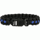 Knotty Boys Themed Survival Bracelet, Blue, 9in. Diameter KY301