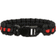 Knotty Boys Themed Survival Bracelet, Red, 9in. Diameter KY302