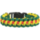 Knotty Boys Themed Survival Bracelet, Yellow-Red-Green, Medium KY134