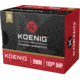 Koenig Defense 9mm Luger 110 Grain Hollow Point Brass 1250 Pistol Ammo, 20 Rounds, DK9MDEF20