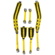 Kokopelli Packraft Thigh Strap Kit, 4-Point Attachment, KO-THIGH STRAP-BK
