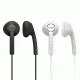 Koss KE7 Stereo Earbuds, Black/White, NSN 5965-32-015-8412 , 5965320158412, KE7