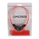 Koss KPH7 Portable Headphone, Red, NSN 5965-32-015-8412 , 5965320158412, KPH7r